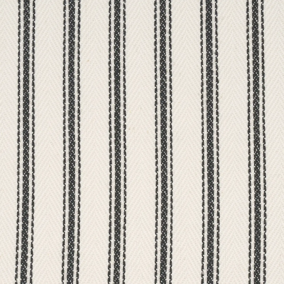 GRIFFIN TICKING STRIPE_ BLACK & WHITE