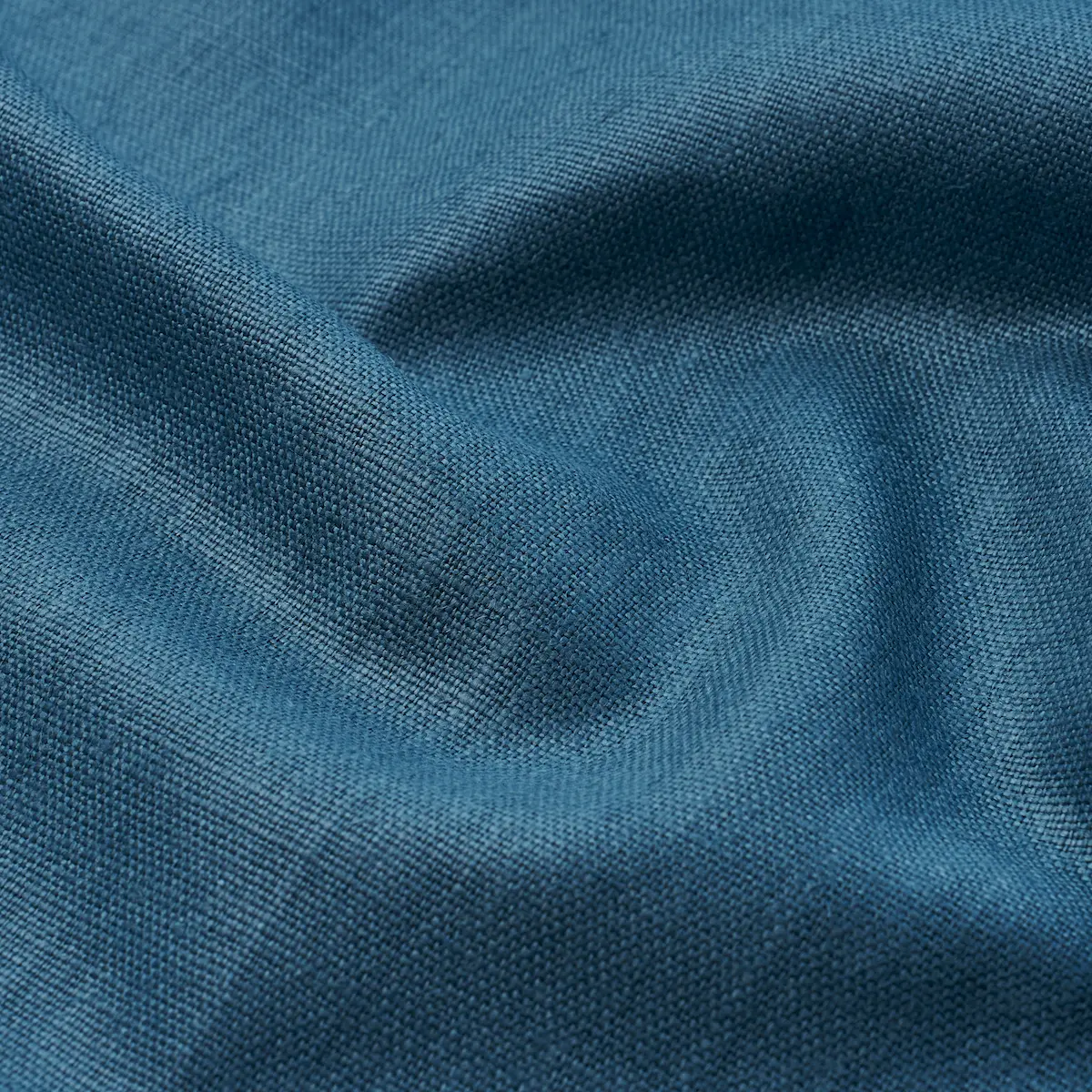 Leo Glazed Linen Pillow_ PEACOCK