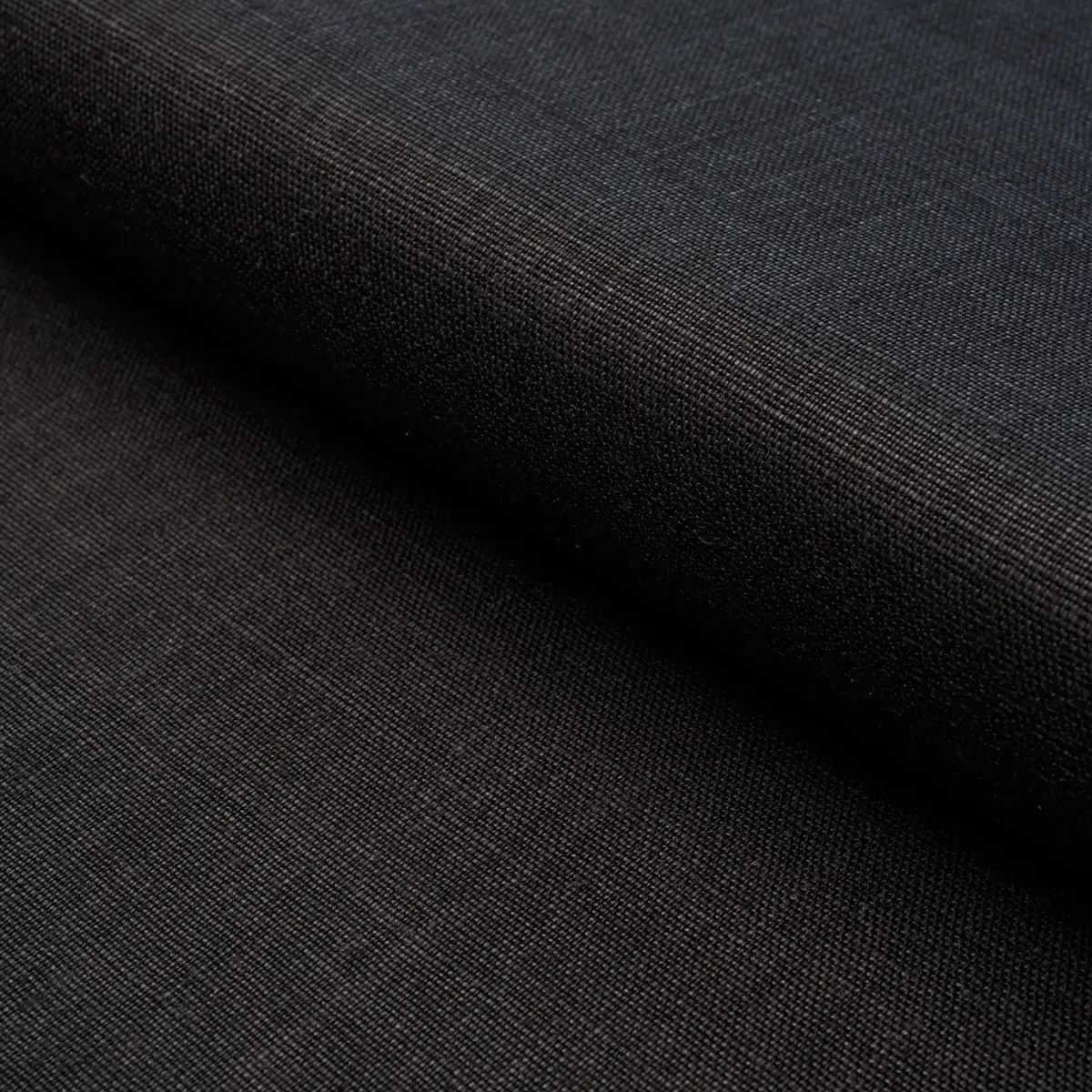 LEO GLAZED LINEN_ BLACK