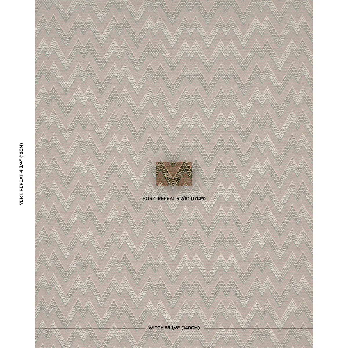 ALPINE PEAKS CHEVRON_ TERRACOTTA DESERT