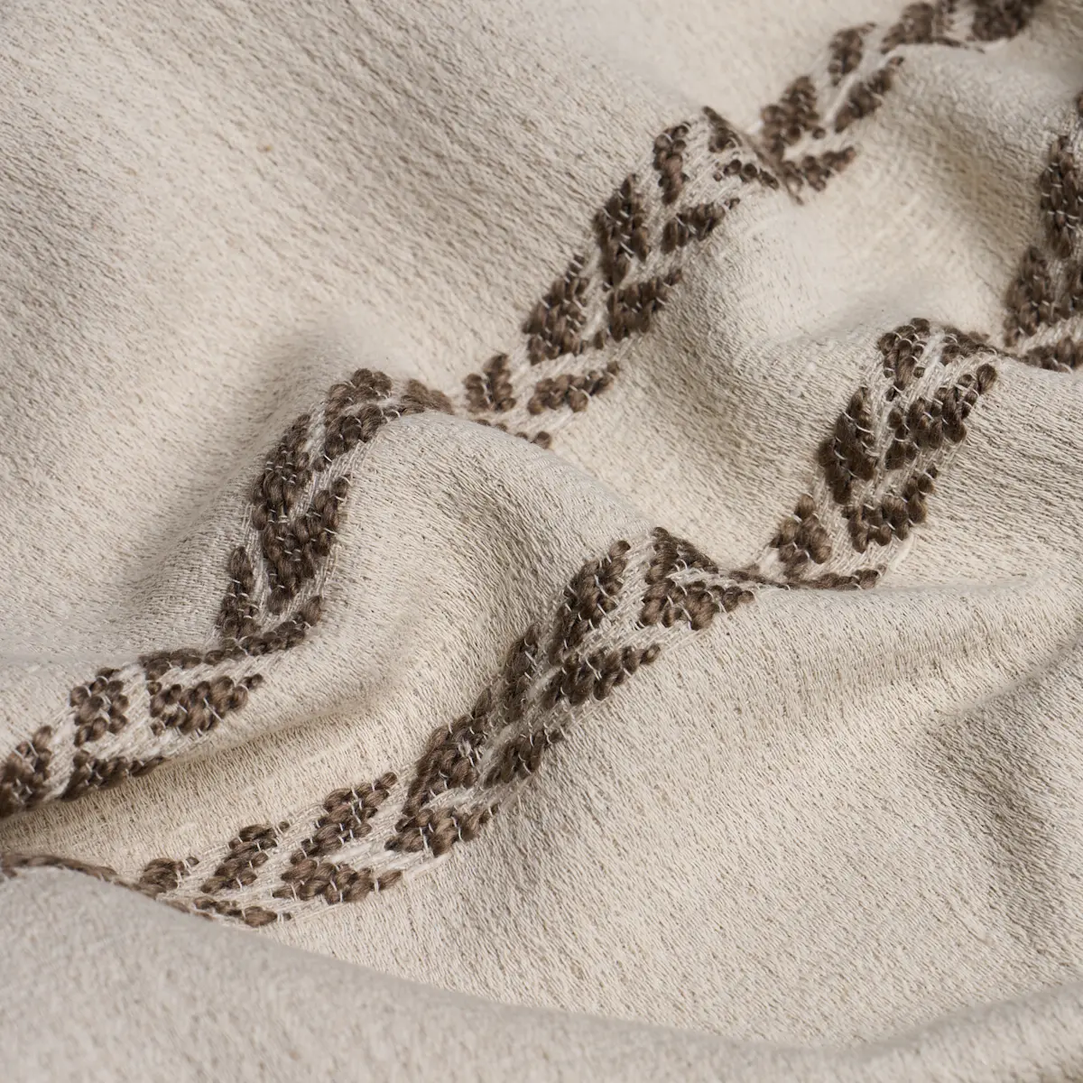 PLAINS STRIPE CASEMENT_ FLAX