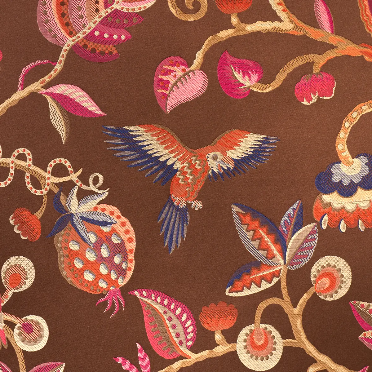 BIRDS OF PARADISE WOVEN_ CHESTNUT