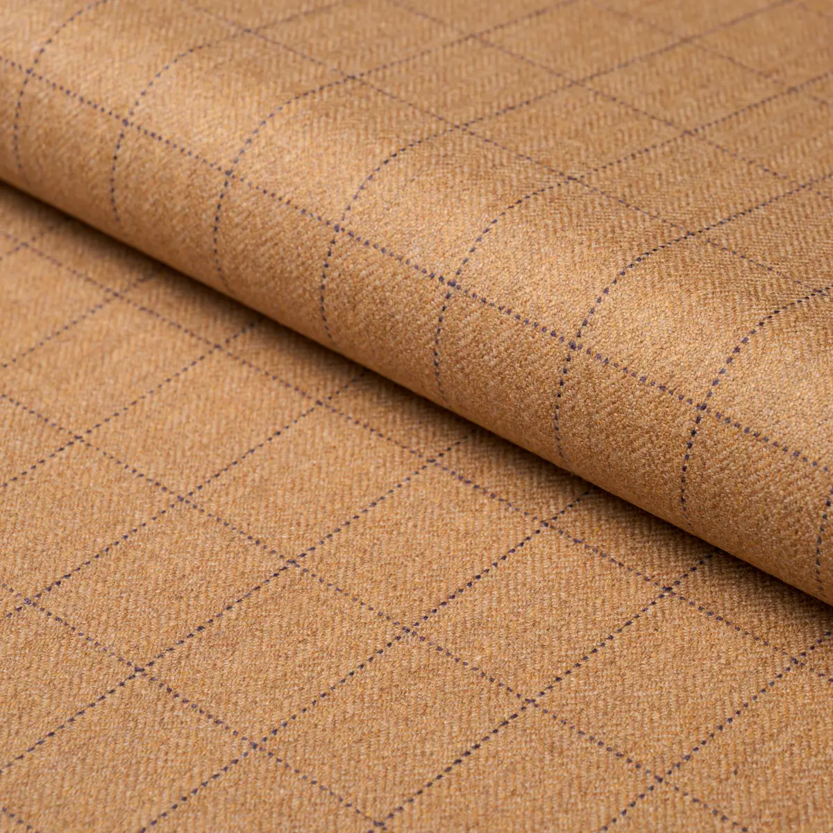 THOMPSON MERINO WINDOWPANE_ CAMEL