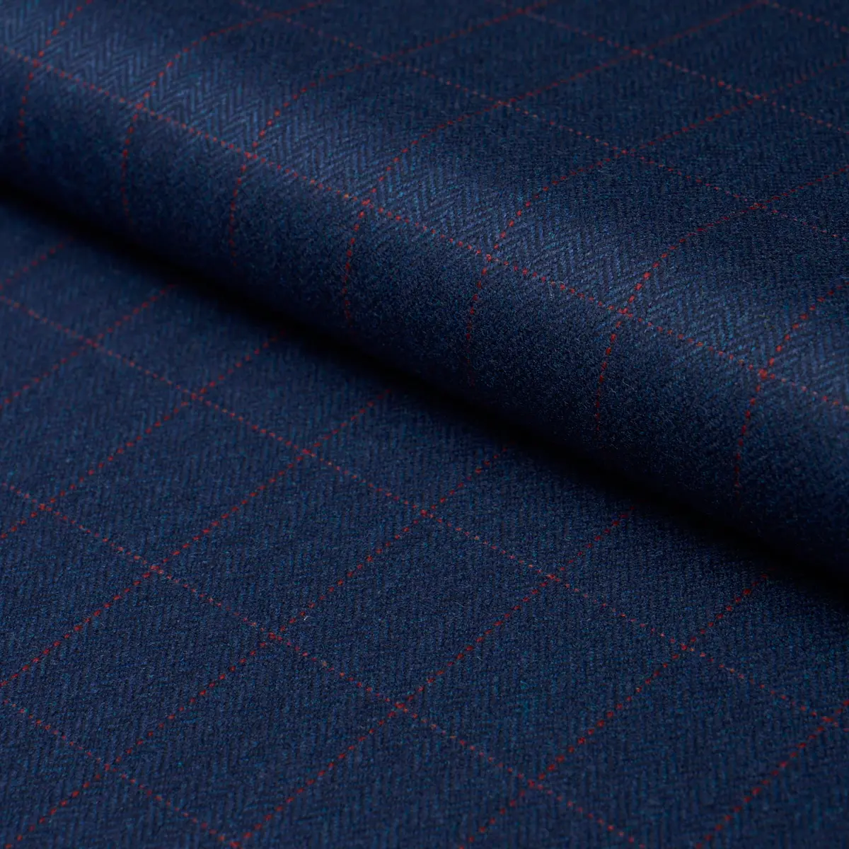 THOMPSON MERINO WINDOWPANE_ NAVY