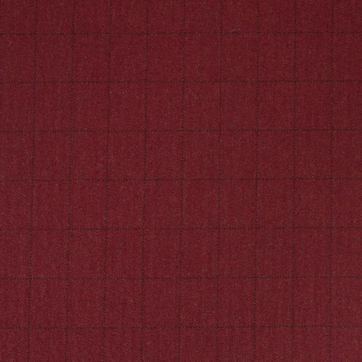 THOMPSON MERINO WINDOWPANE_ SCARLET