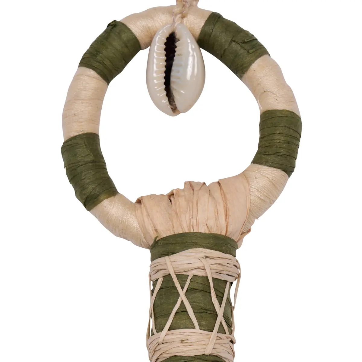 BROOM TASSEL_ PALM TREE GREEN