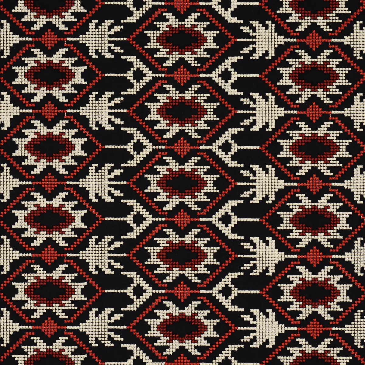 ANDEAN TRIBUTE EMBROIDERY_ RUBY MIDNIGHT SHADOWS