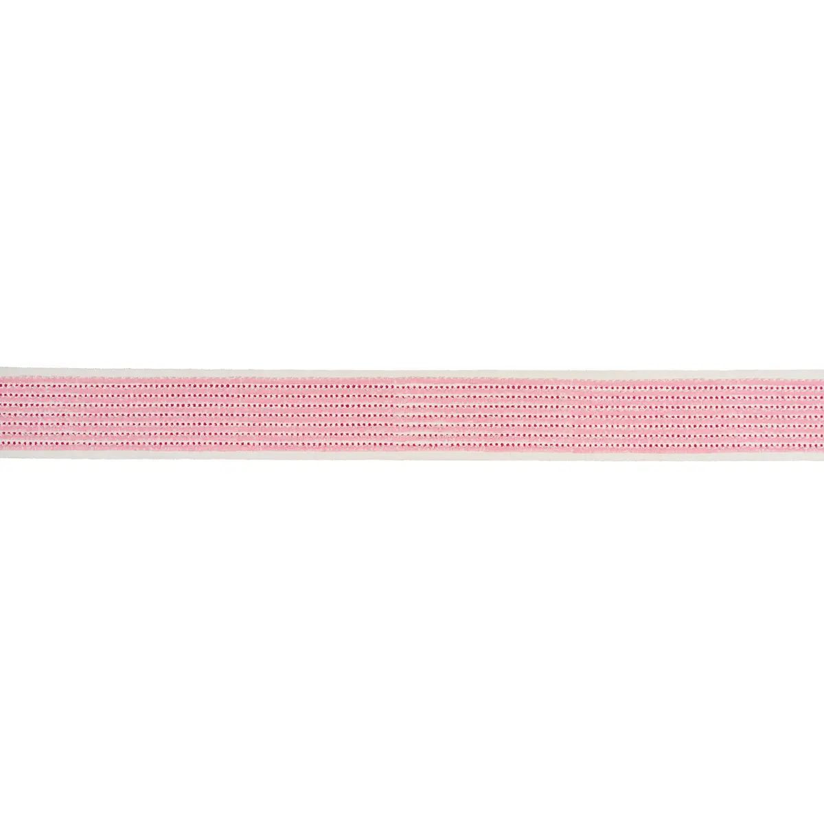 STRIPE & DOT HAND BLOCK TRIM_ PINK