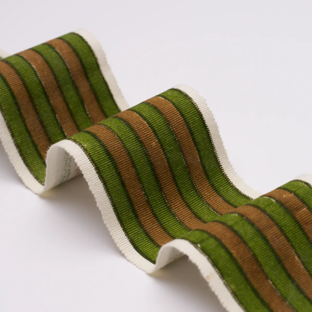 ARYA STRIPE HAND BLOCK TRIM_ GREEN