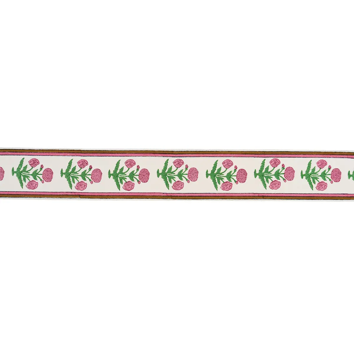 POPPY HAND BLOCK TRIM_ PINK