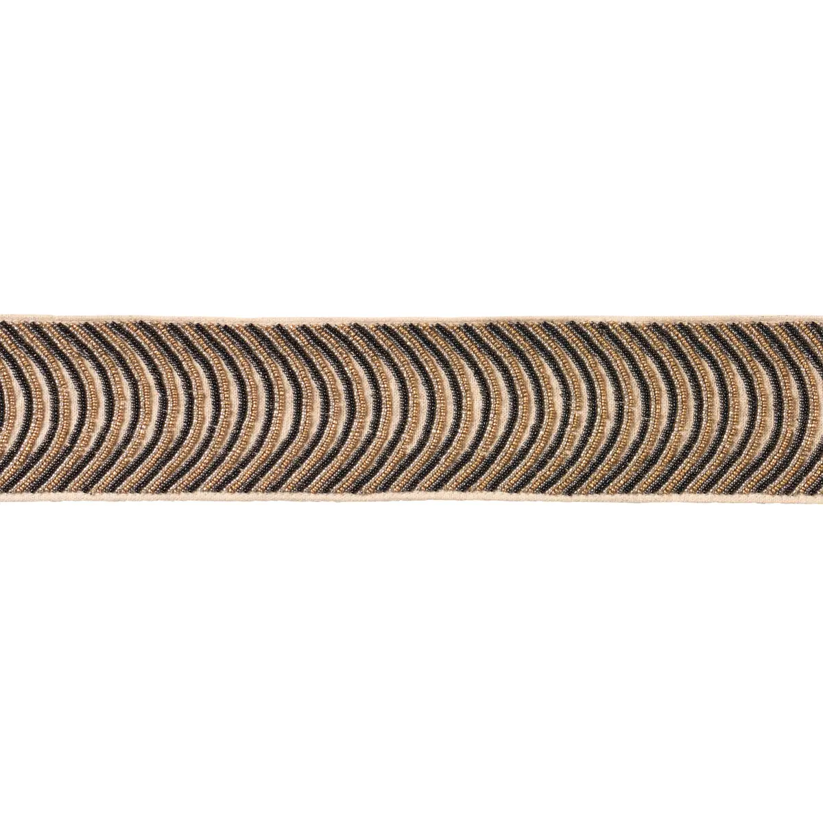 Ziegfeld Hand Beaded Tape_ EBONY