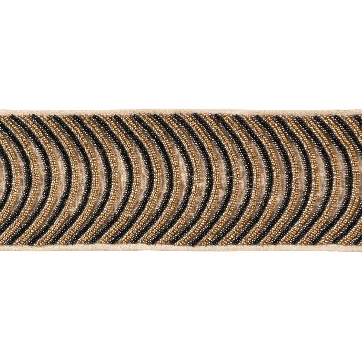 Ziegfeld Hand Beaded Tape_ EBONY