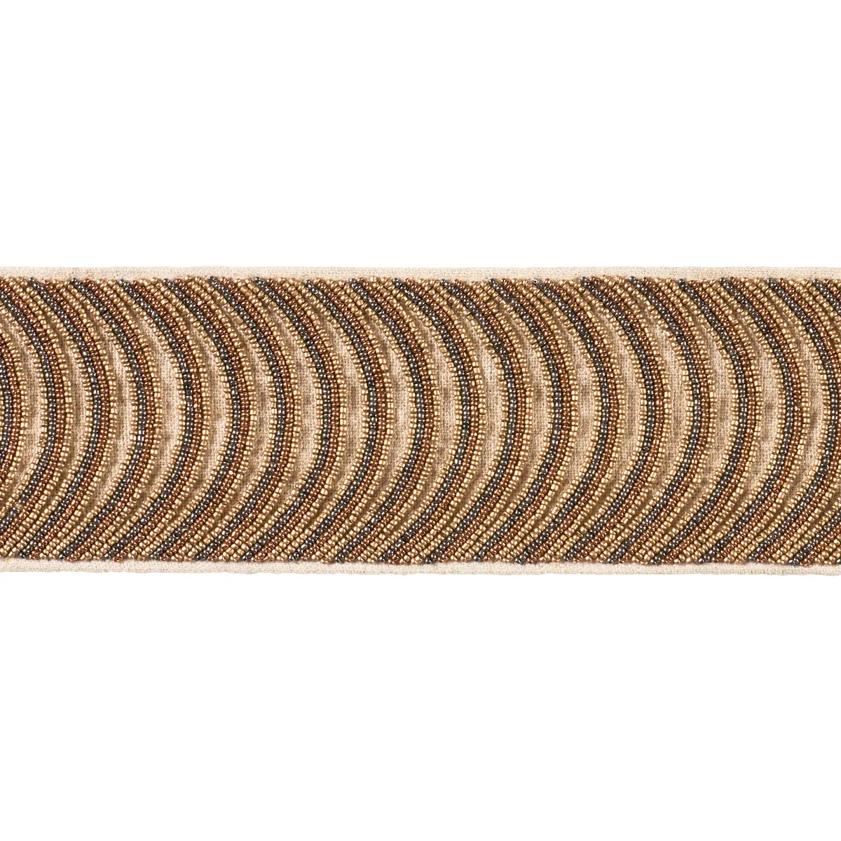 Ziegfeld Hand Beaded Tape_ GILT