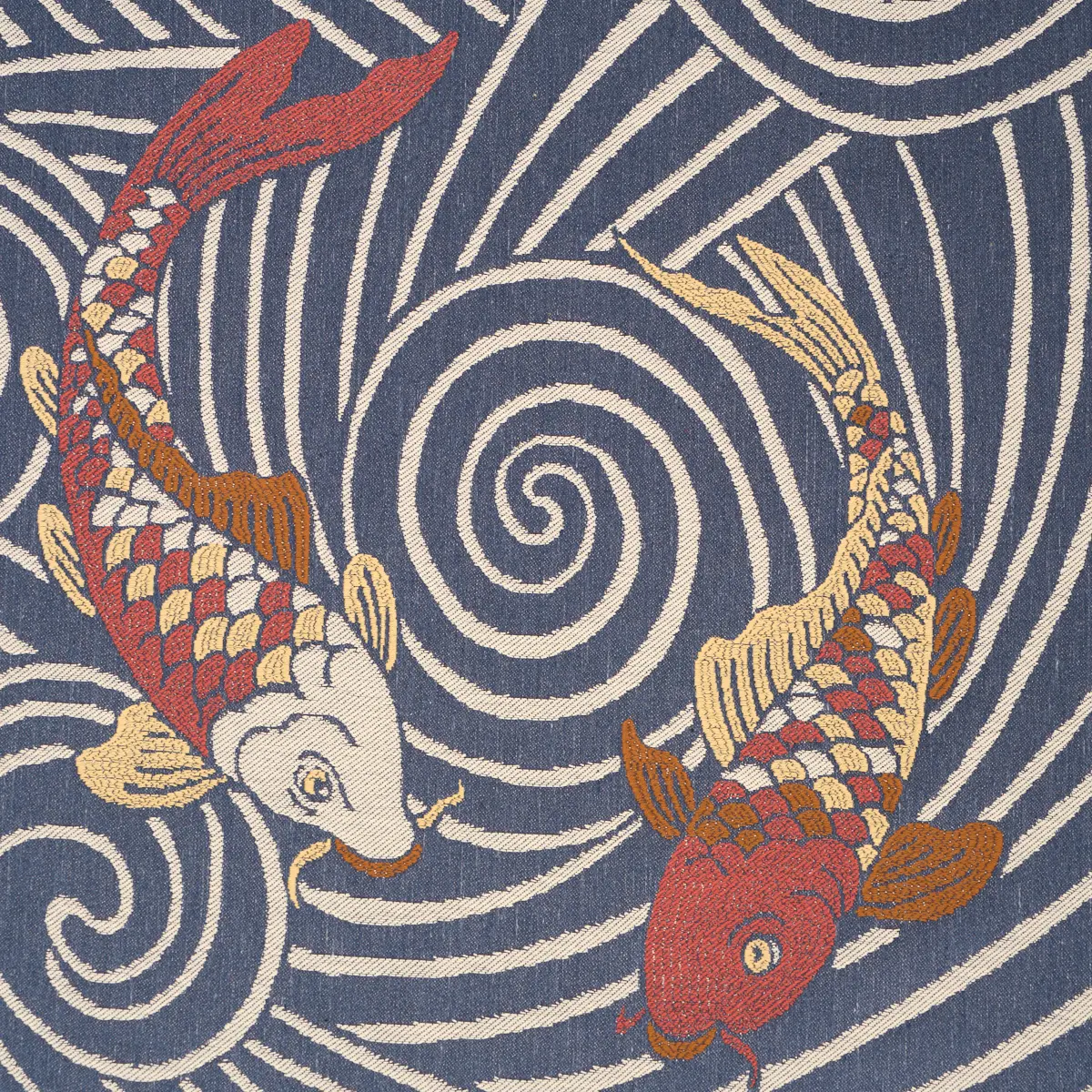 KOI FISH_ INDIGO