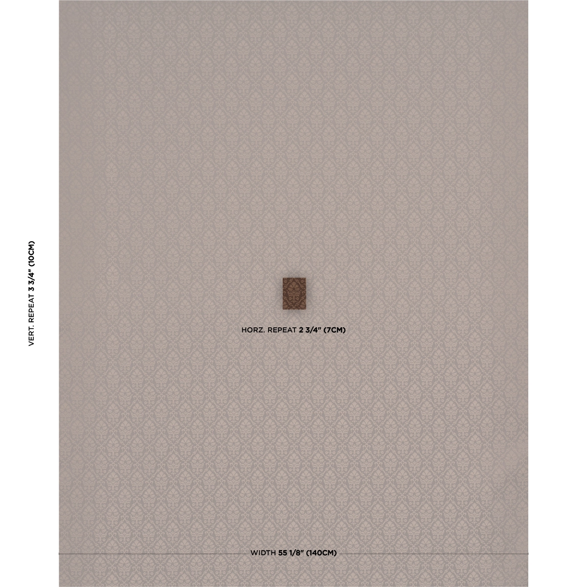 GRANT DAMASK_ BROWN