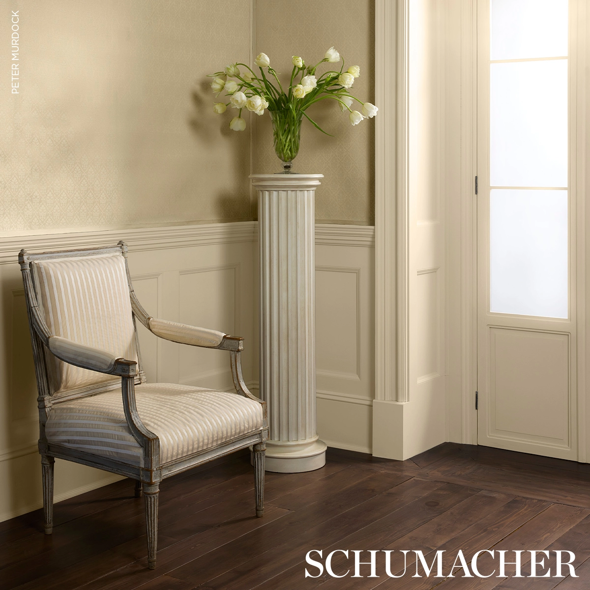 LINCOLN SMALL STRIPE_ IVORY