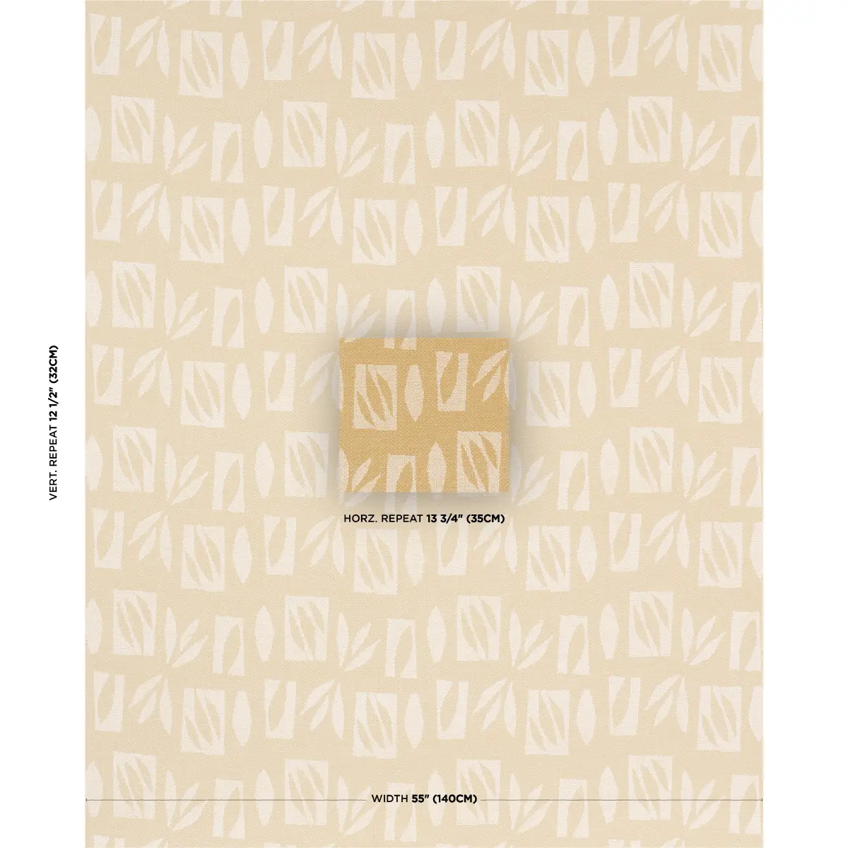 BANANA LEAF CUTOUT_ CREAM