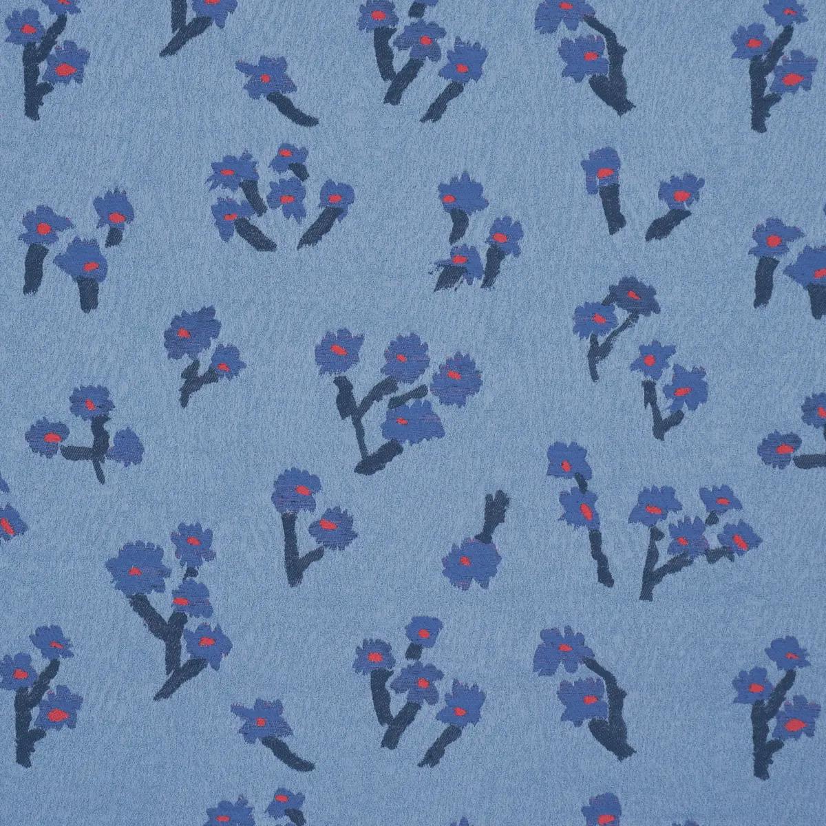 Rosie Posy Woven_ BLUE