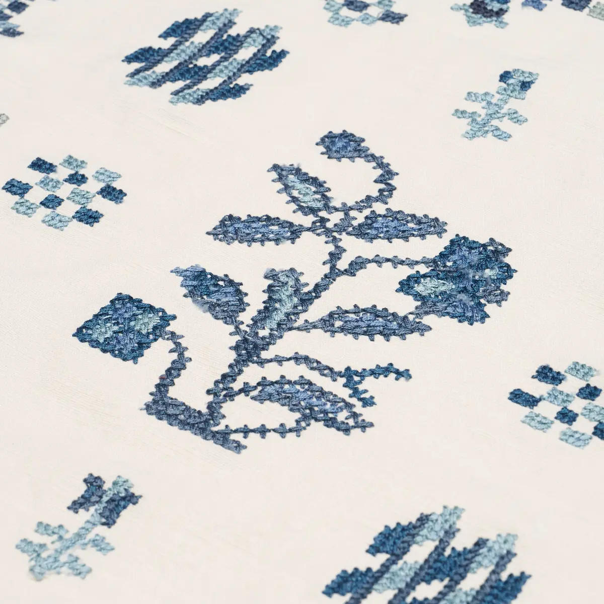 FAIRVIEW CROSS STITCH EMBROIDERY_ INDIGO