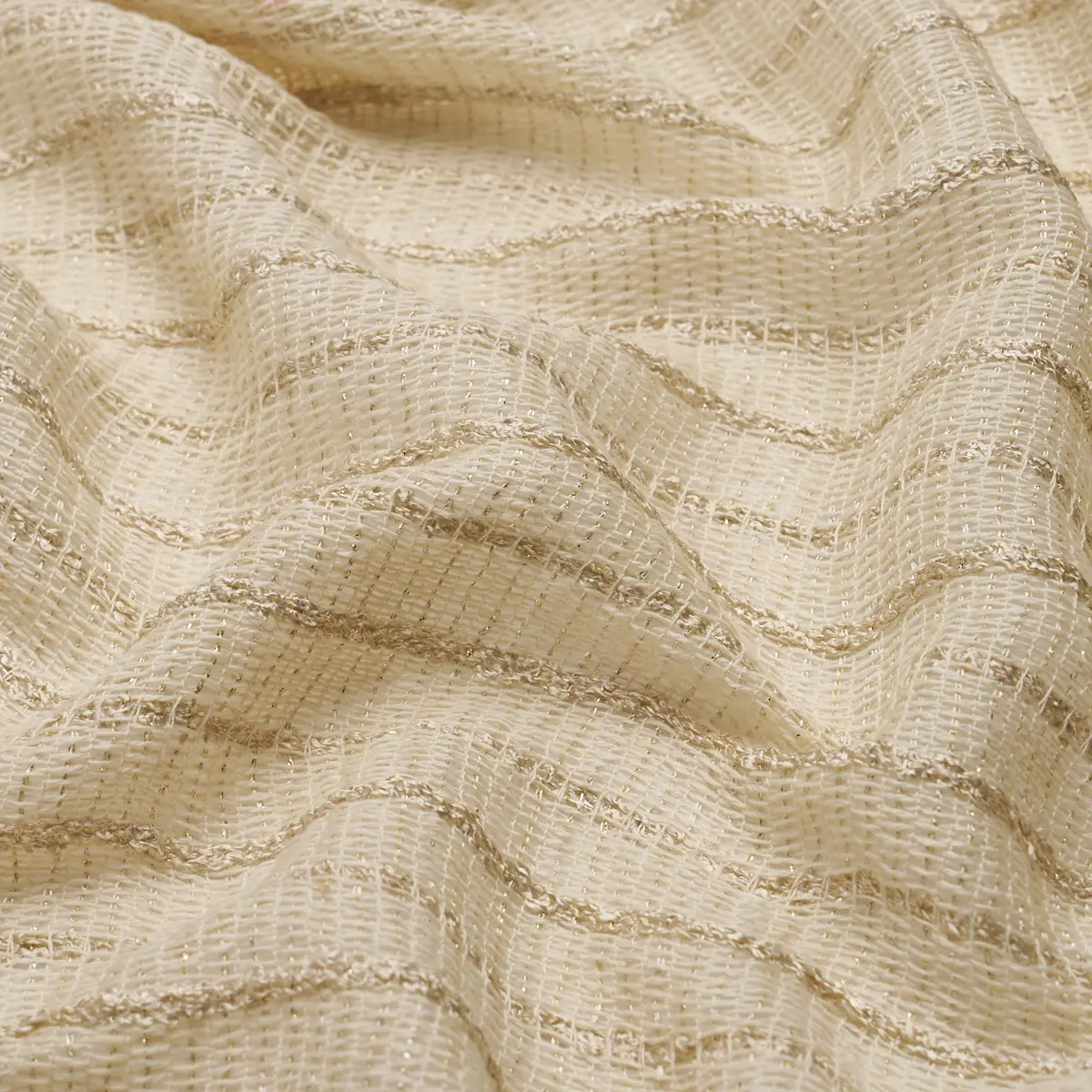 ELLIE ALPACA SHIMMER SHEER_ CREAM