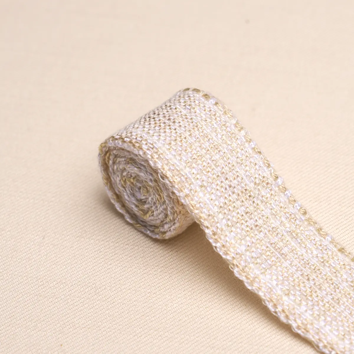 TWEED TAPE NARROW_ IVORY