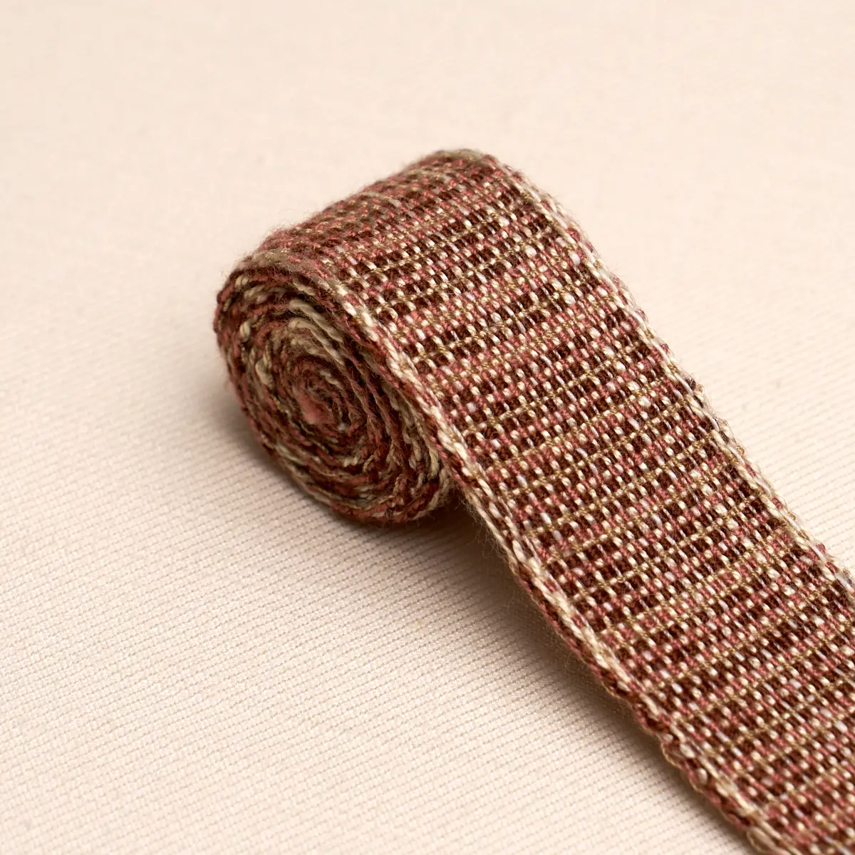 TWEED TAPE NARROW_ BROWN