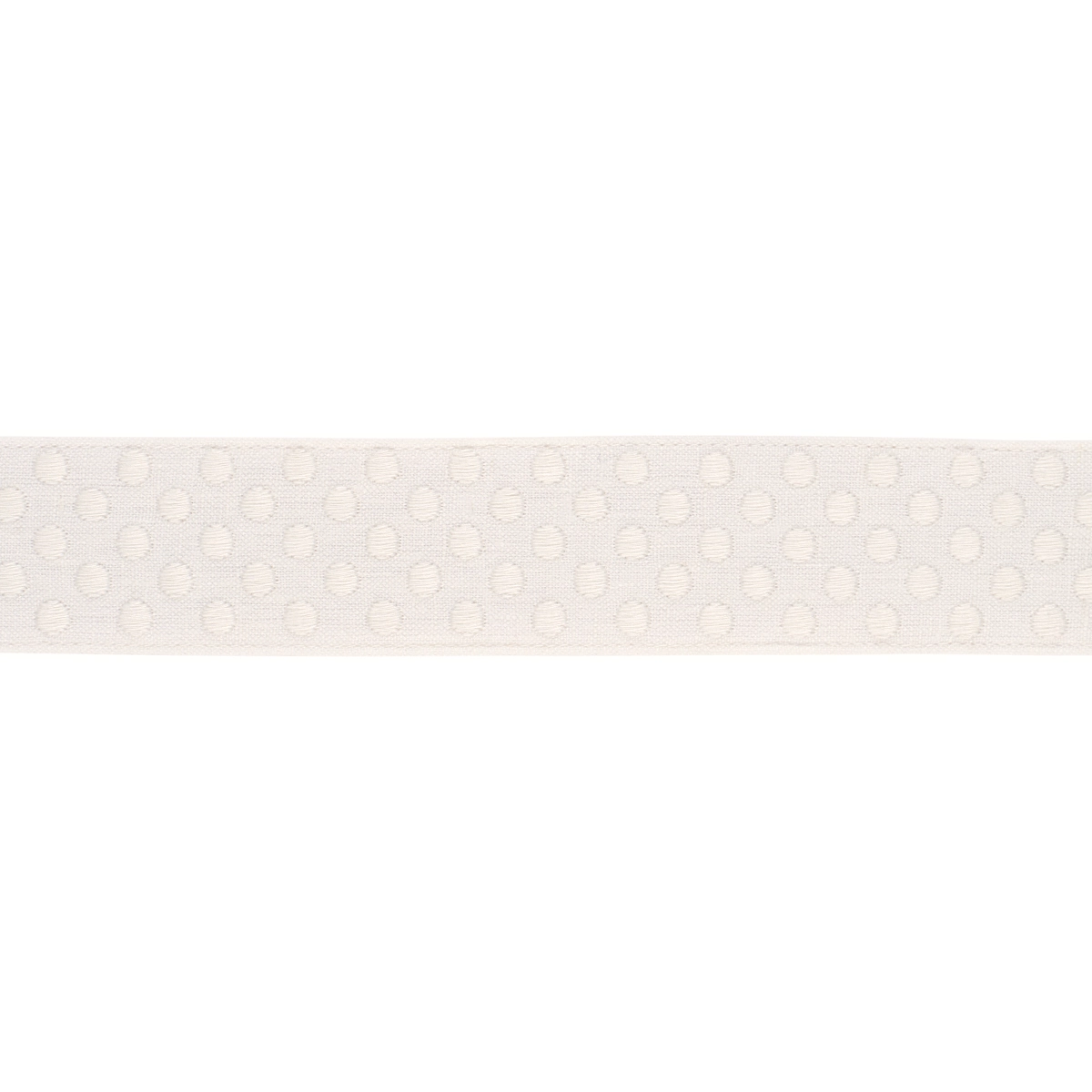 DOTTED EMBROIDERED TAPE_ IVORY