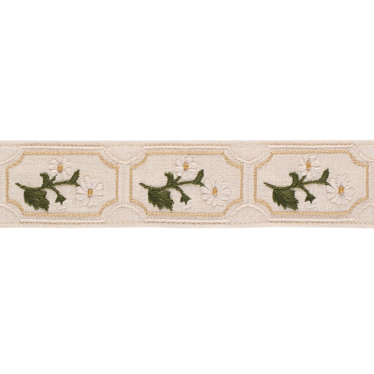 JOLIE HAND EMBROIDERED TAPE_ NEUTRAL