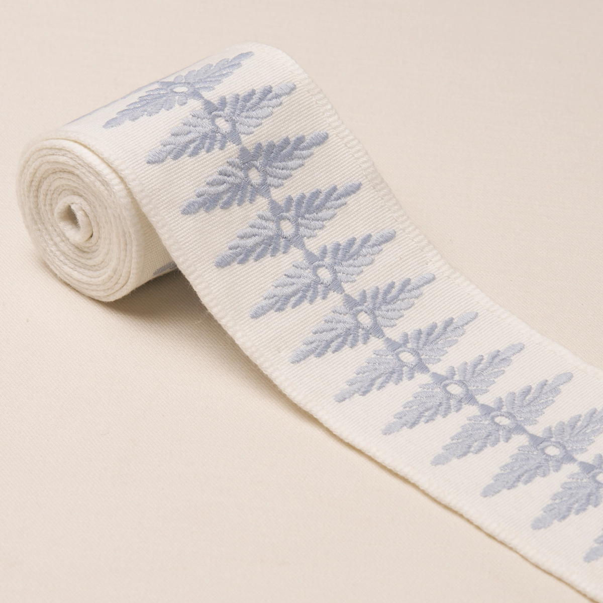 GENEVIEVE EMBROIDERED TAPE_ SKY