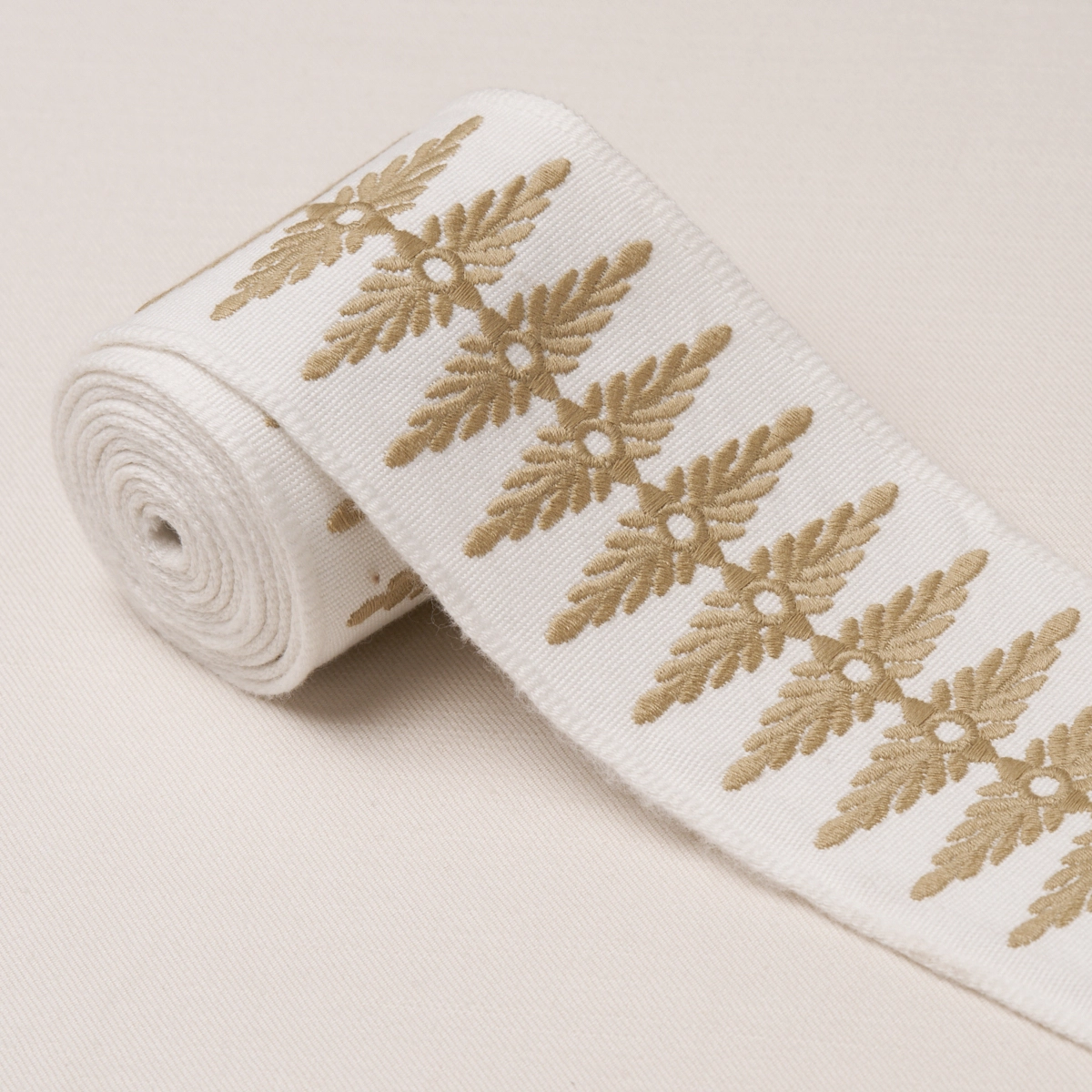 GENEVIEVE EMBROIDERED TAPE_ NEUTRAL