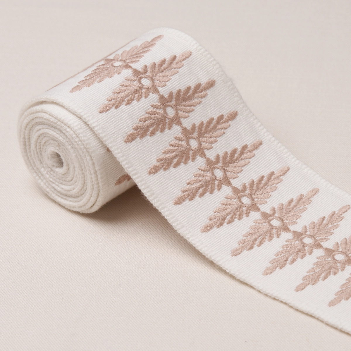 GENEVIEVE EMBROIDERED TAPE_ BLUSH