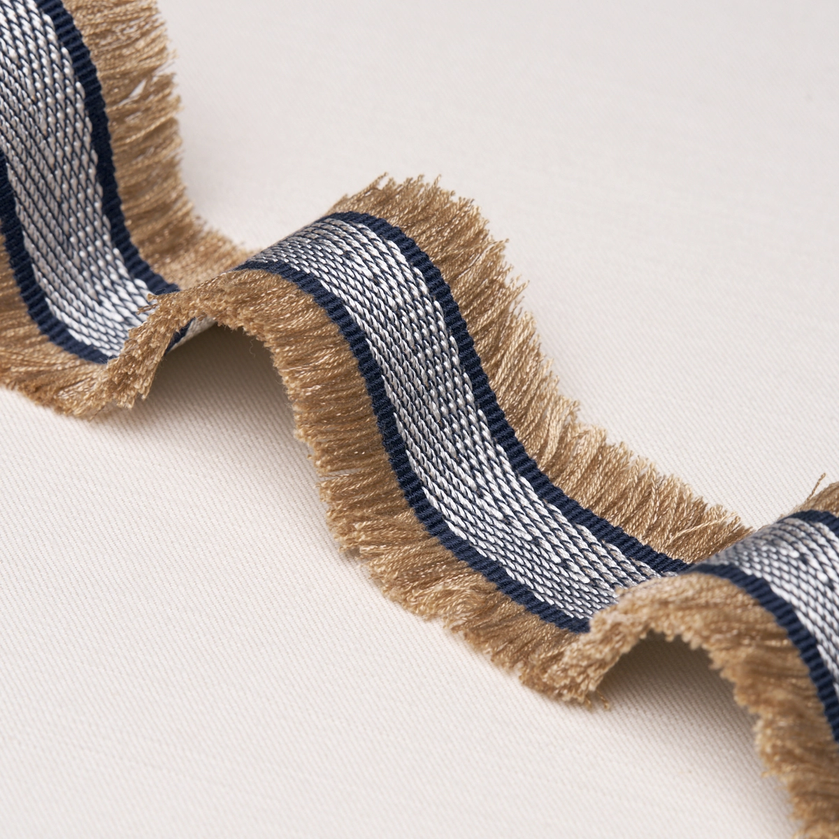 FELICITY FRINGE TRIM_ NAVY