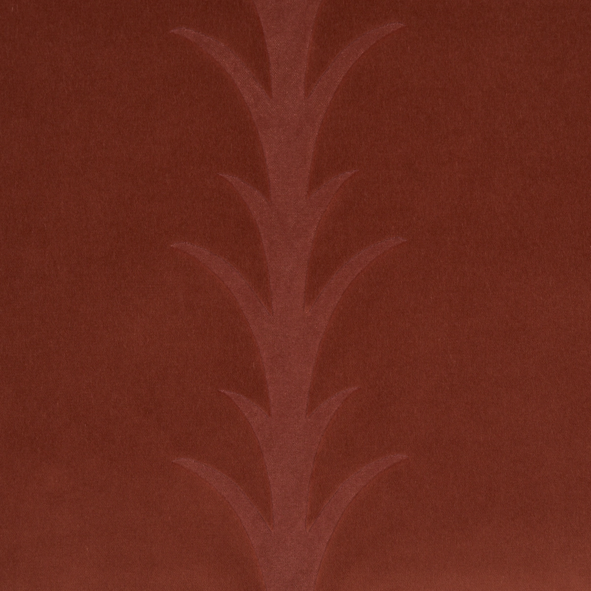 ACANTHUS STRIPE VELVET_ TERRACOTTA