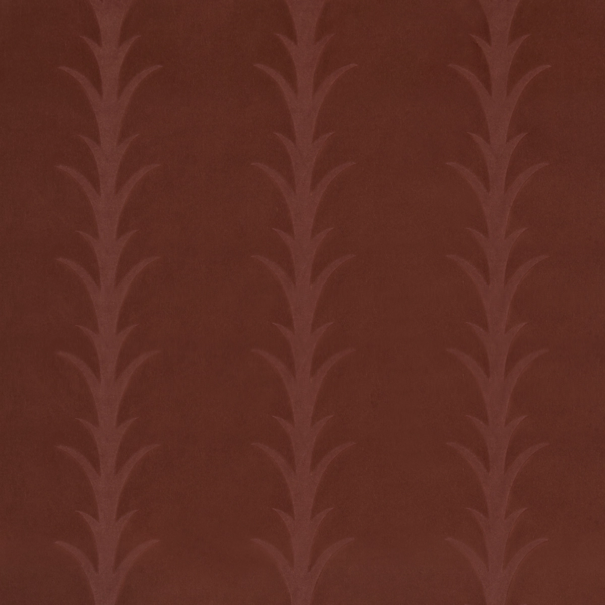 ACANTHUS STRIPE VELVET_ TERRACOTTA