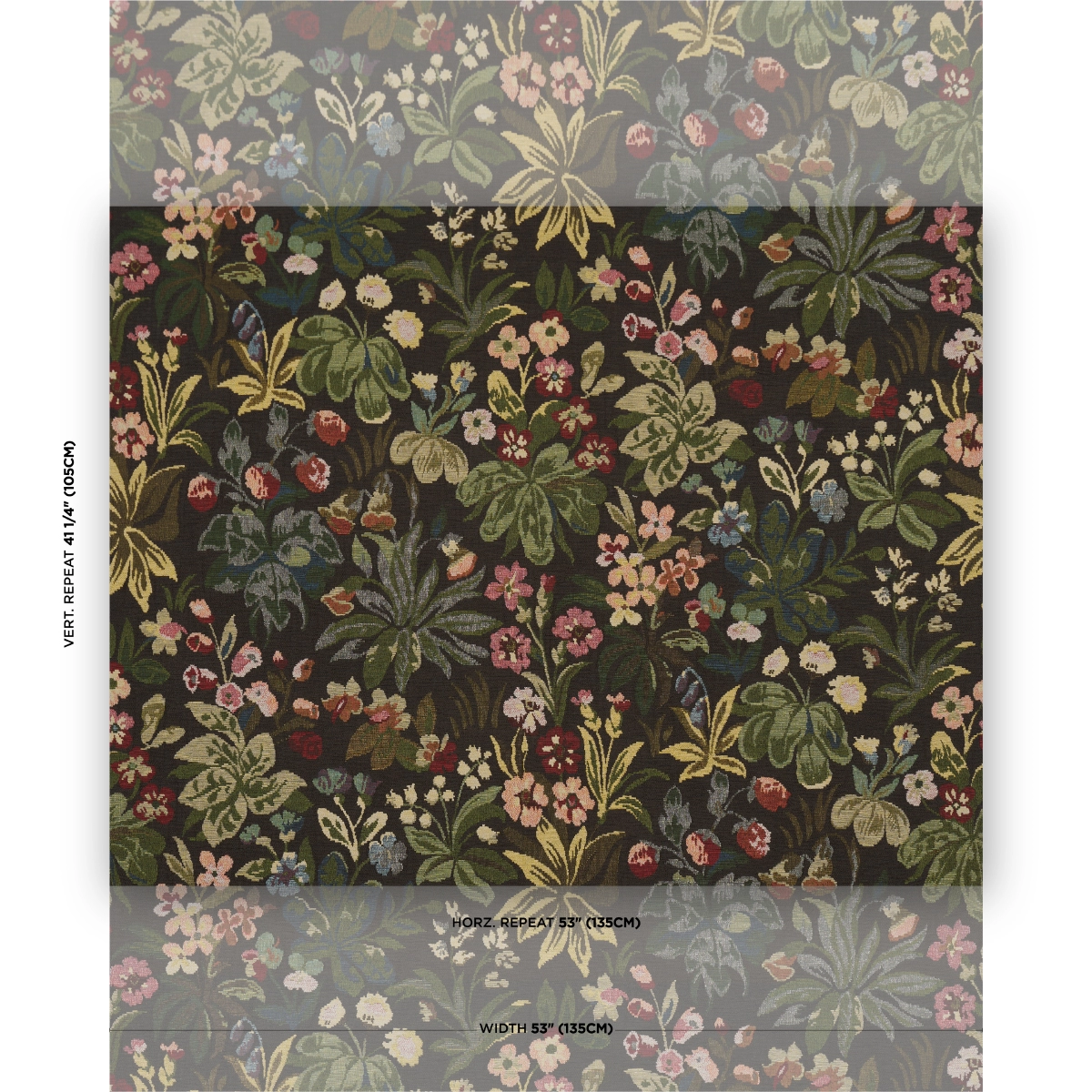 FLOWER GARDEN TAPESTRY_ MULTI