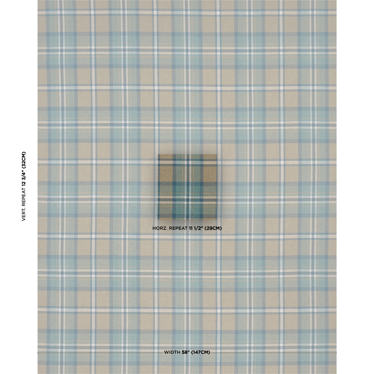 HARRIS MERINO PLAID_ LEAF