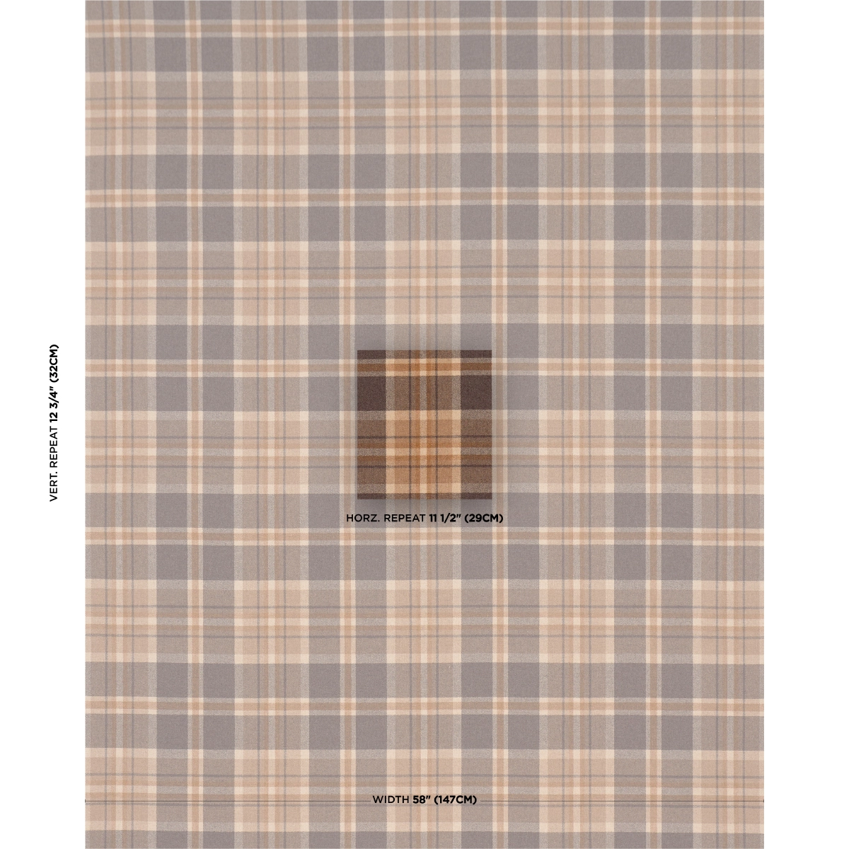 HARRIS MERINO PLAID_ SPICE