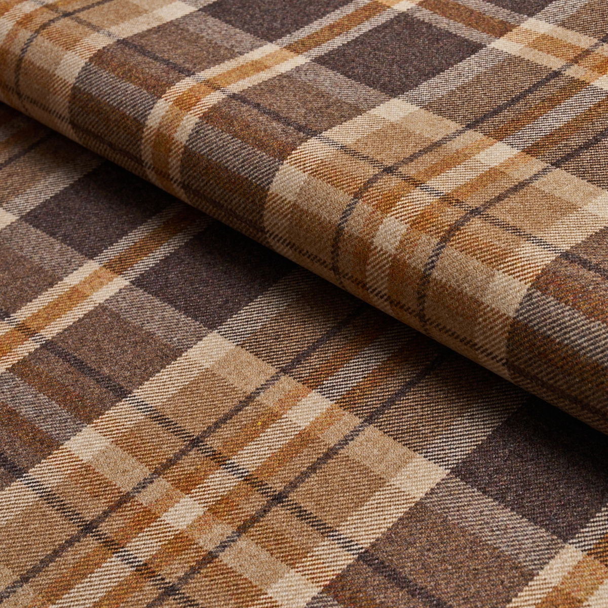 HARRIS MERINO PLAID_ SPICE
