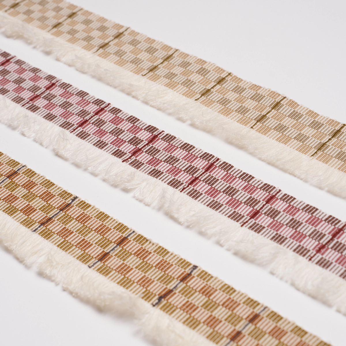 SKYLINE PLAID FRINGE_ DUNE
