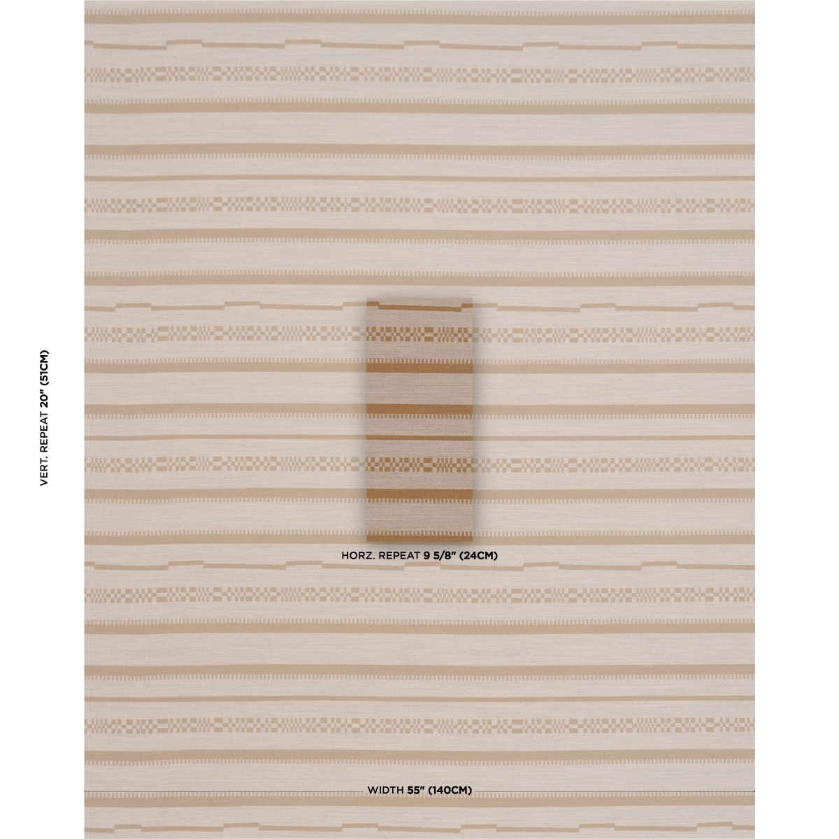 SKYLINE STRIPES REVERSIBLE_ DUNE