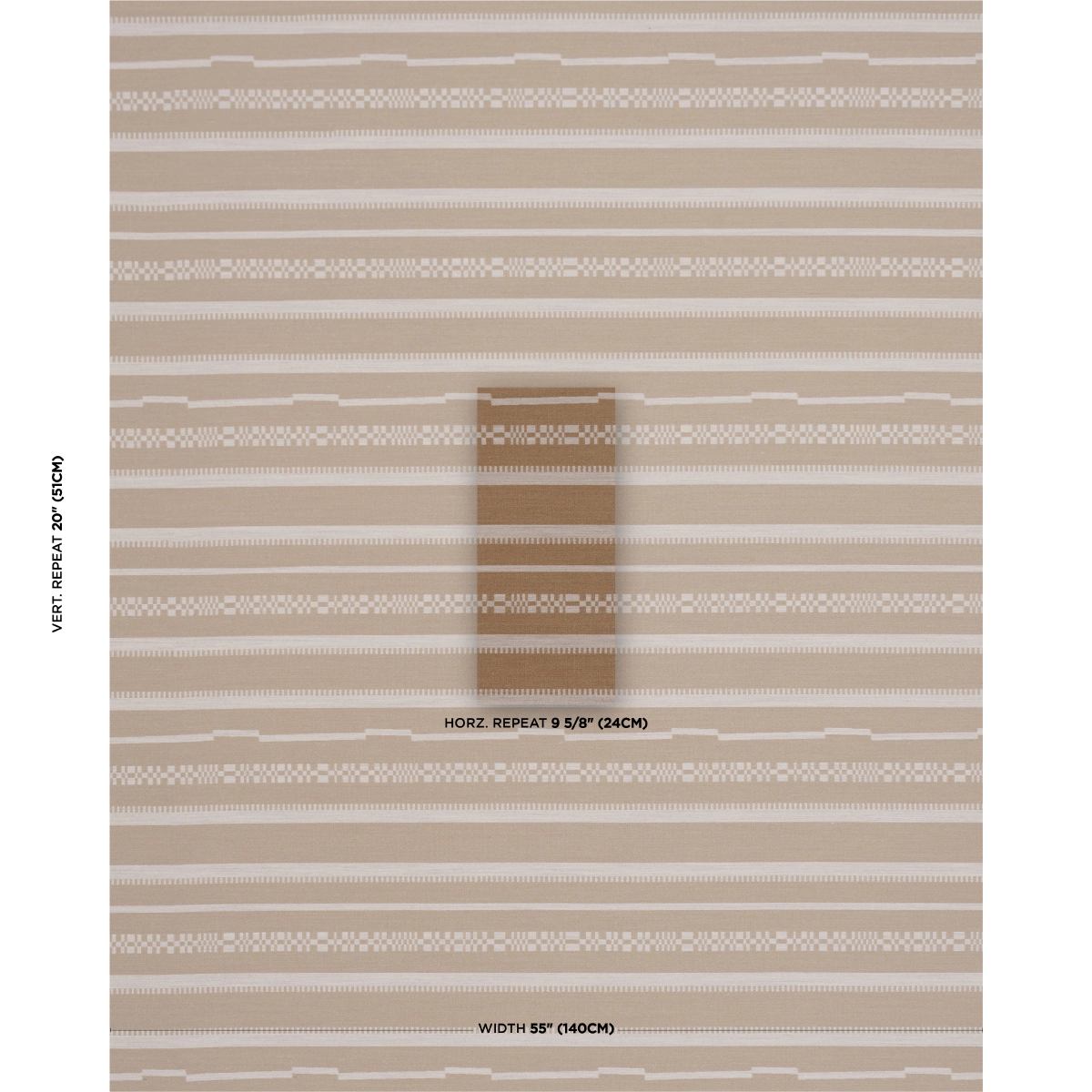 SKYLINE STRIPES REVERSIBLE_ DUNE