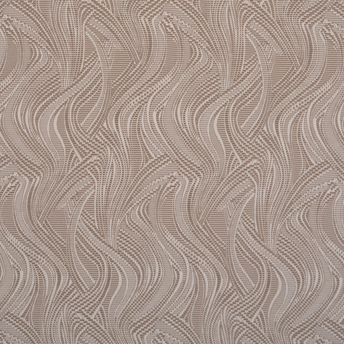 QUILTED WAVES INDOOR/OUTDOOR_ METALLIC BROWN