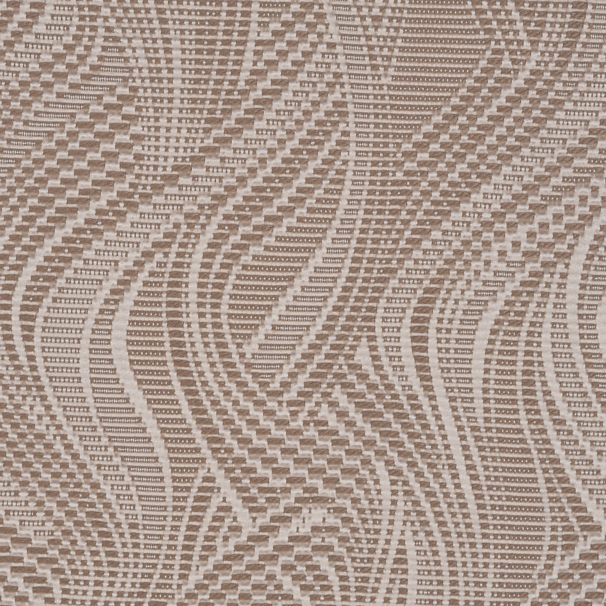 QUILTED WAVES INDOOR/OUTDOOR_ METALLIC BROWN
