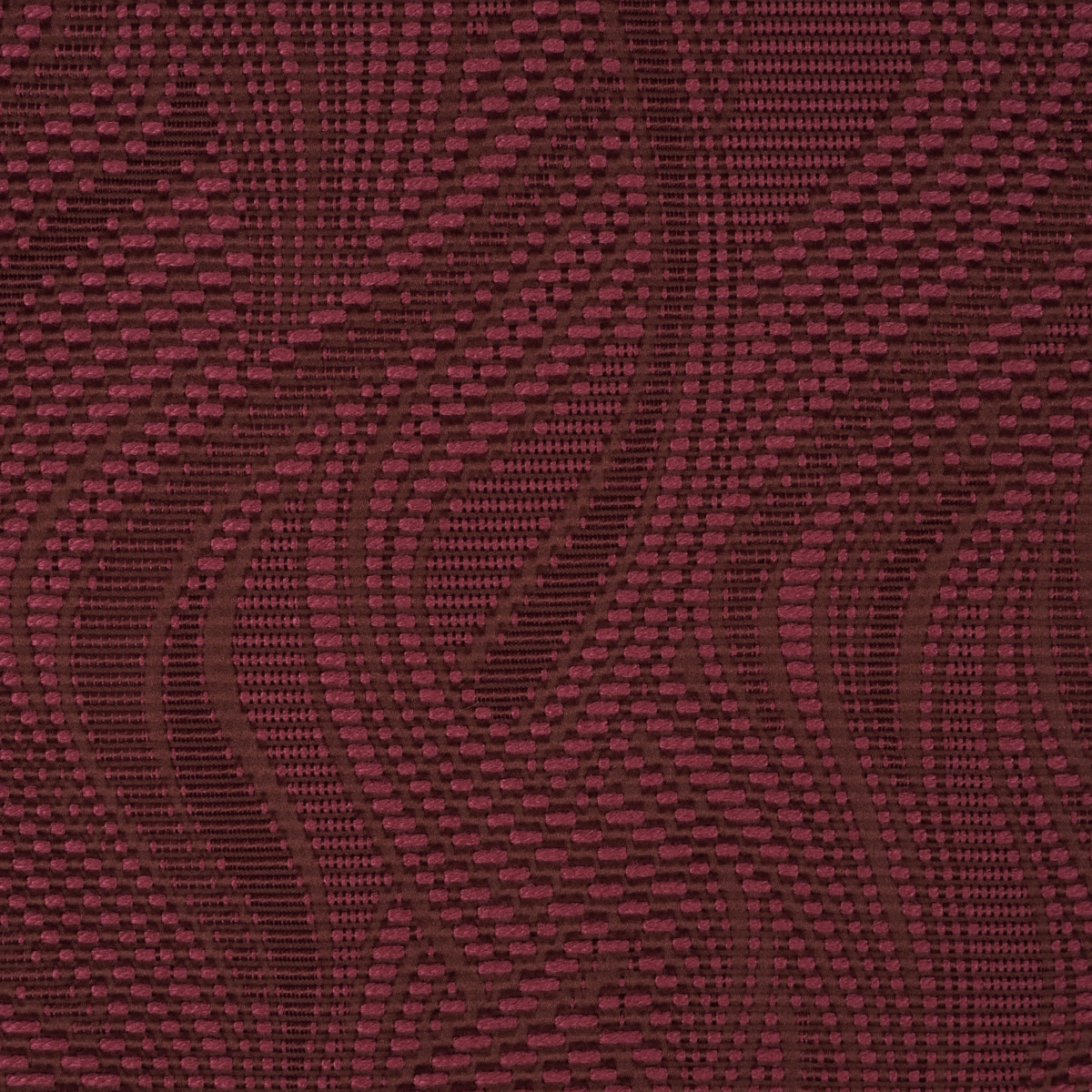 QUILTED WAVES INDOOR/OUTDOOR_ MERLOT