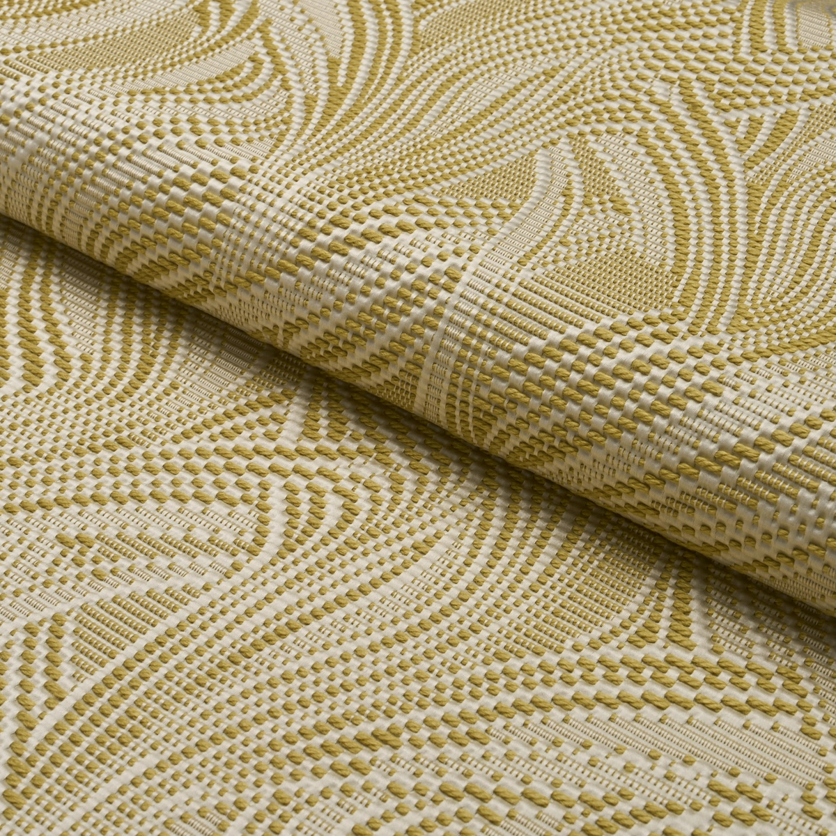 QUILTED WAVES INDOOR/OUTDOOR_ CHARTREUSE