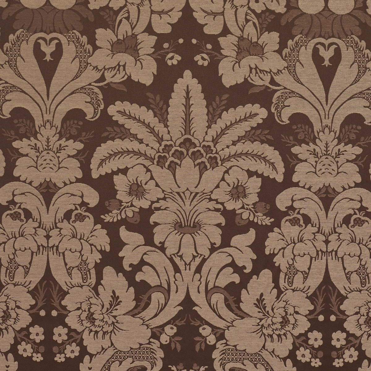 KENNEDY DAMASK_ BROWN