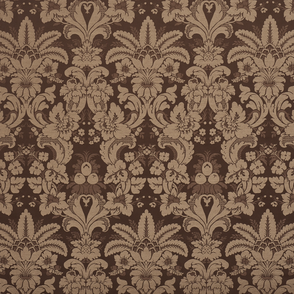 KENNEDY DAMASK_ BROWN