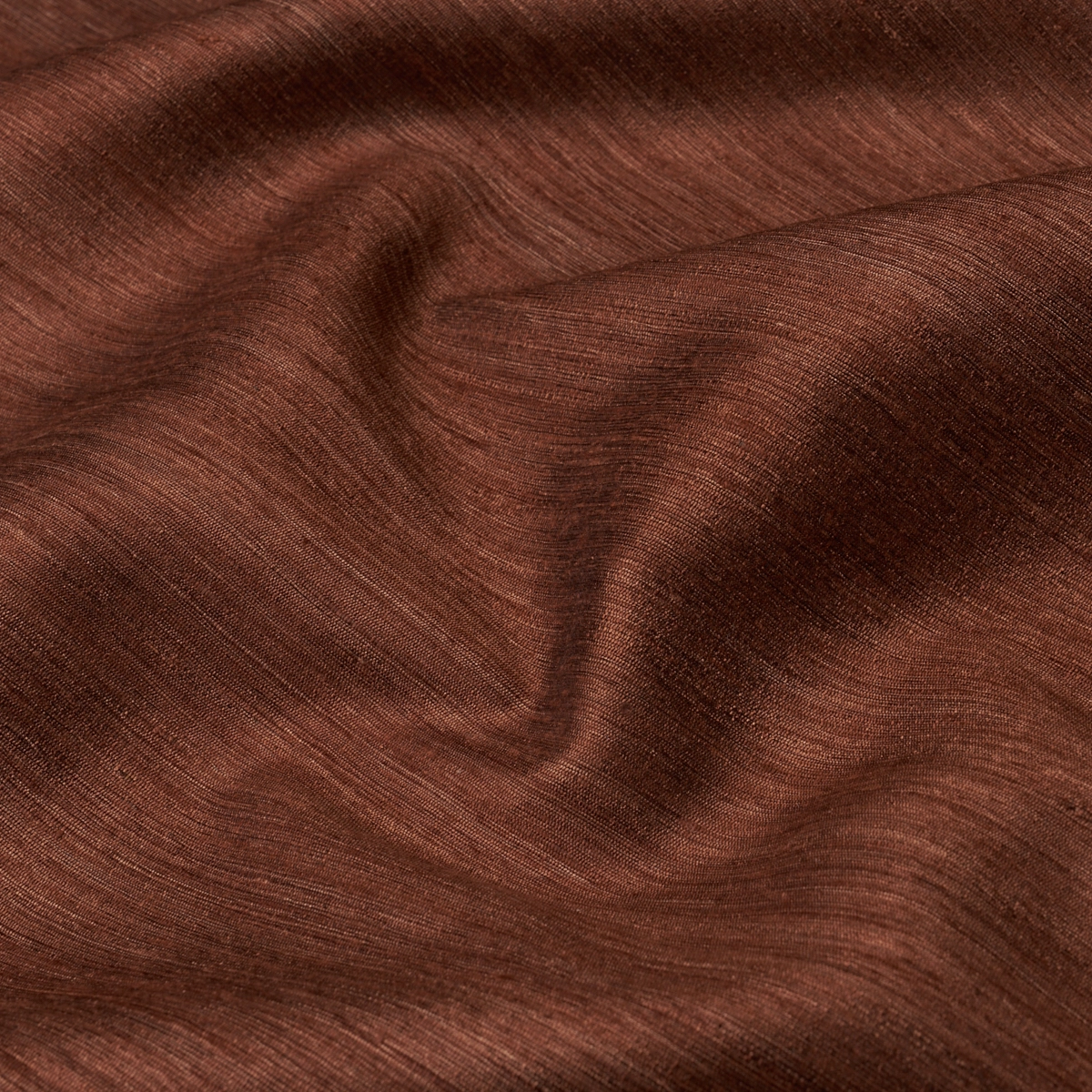 MASARA HANDWOVEN SILK_ COGNAC