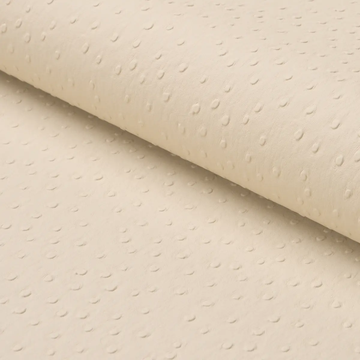 OSTRICH VEGAN LEATHER_ CREAM
