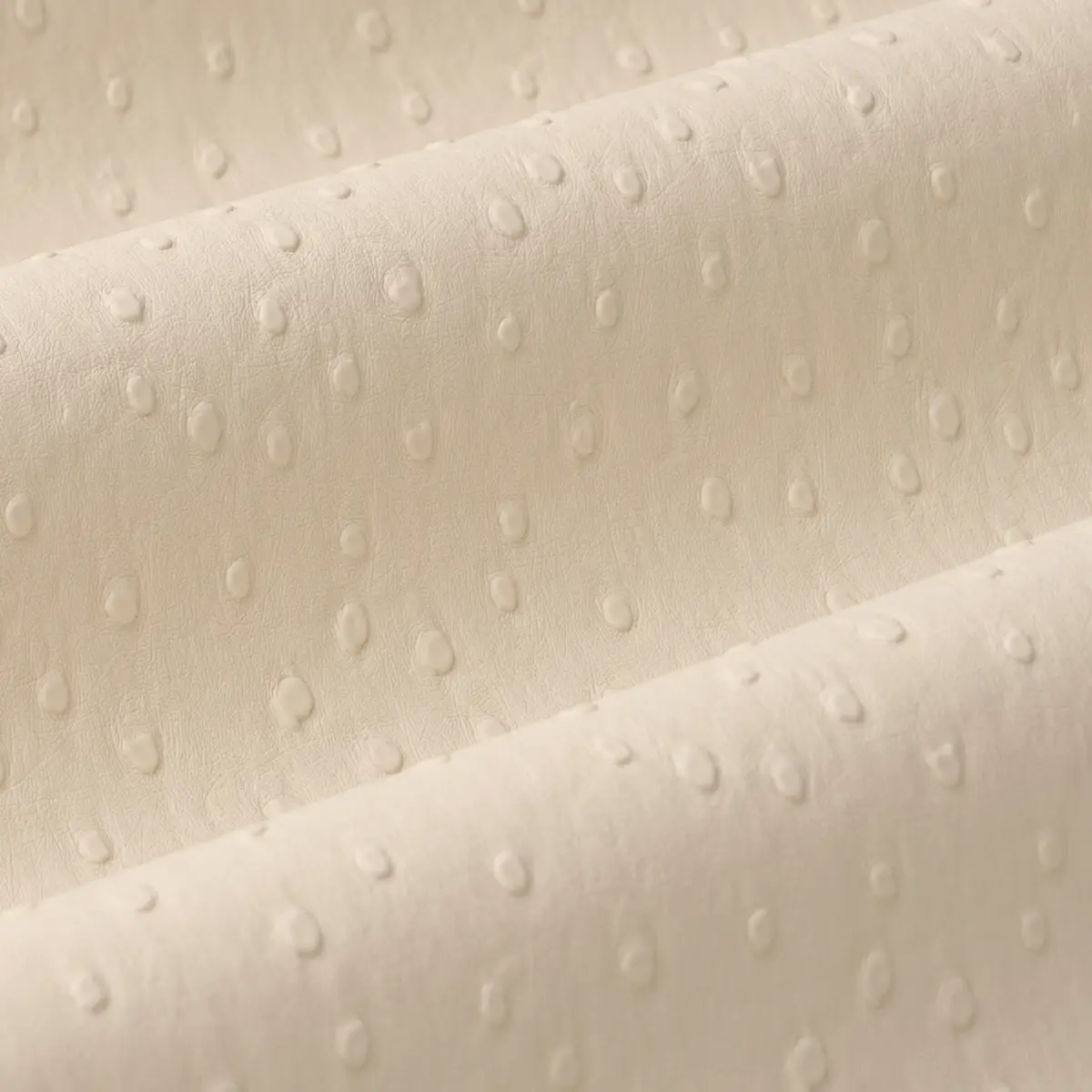 OSTRICH VEGAN LEATHER_ CREAM